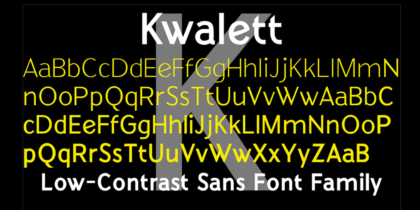 Example font Kwalett #9